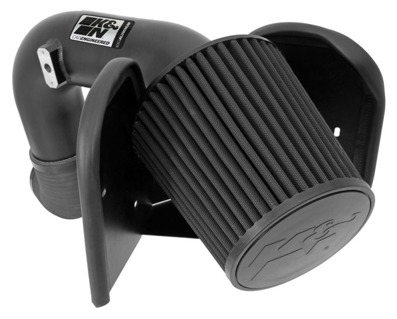 Dodge Ram 3500 Performance Air Intake - K&N Engineering - Blackhawk Induction with DRYFLOW Synthetic Filter - Black - `03-`06